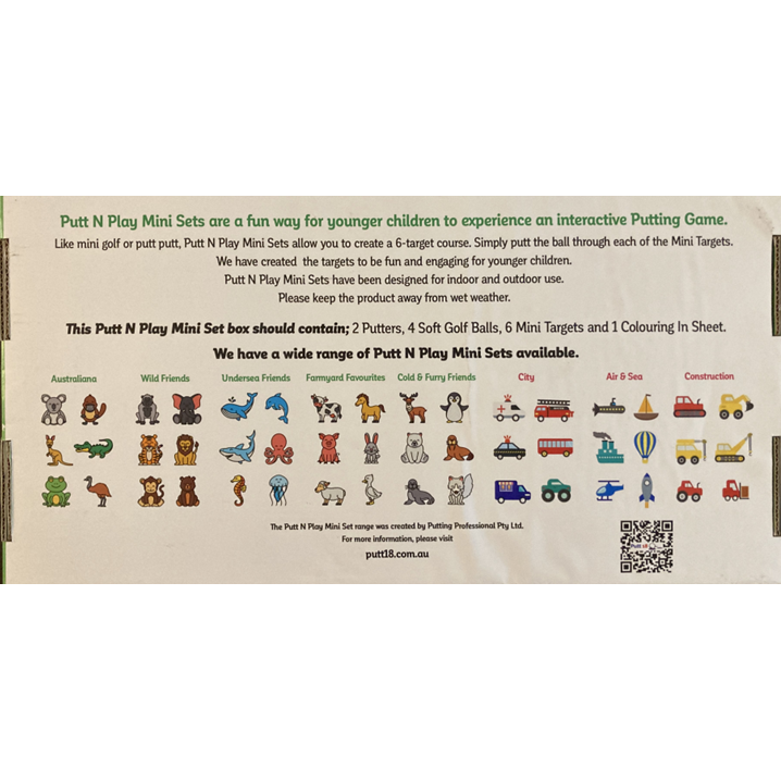 Putt N Play - Mini Sets (No Putter - No Balls)