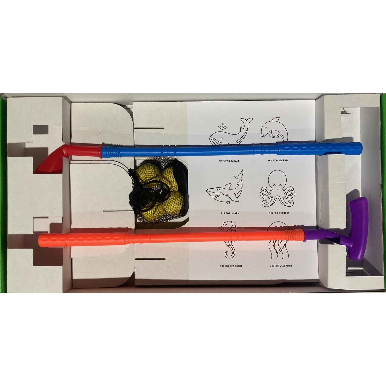 Putt N Play Mini Set - Starter Kit with 2 Plastic Putters