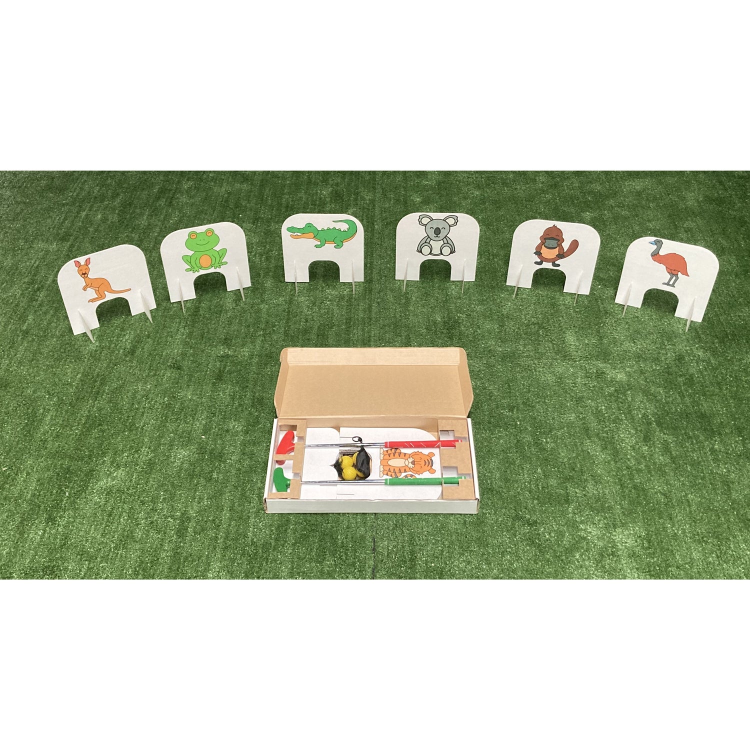 Putt N Play Mini Set - Starter Kit with 2 Plastic Putters