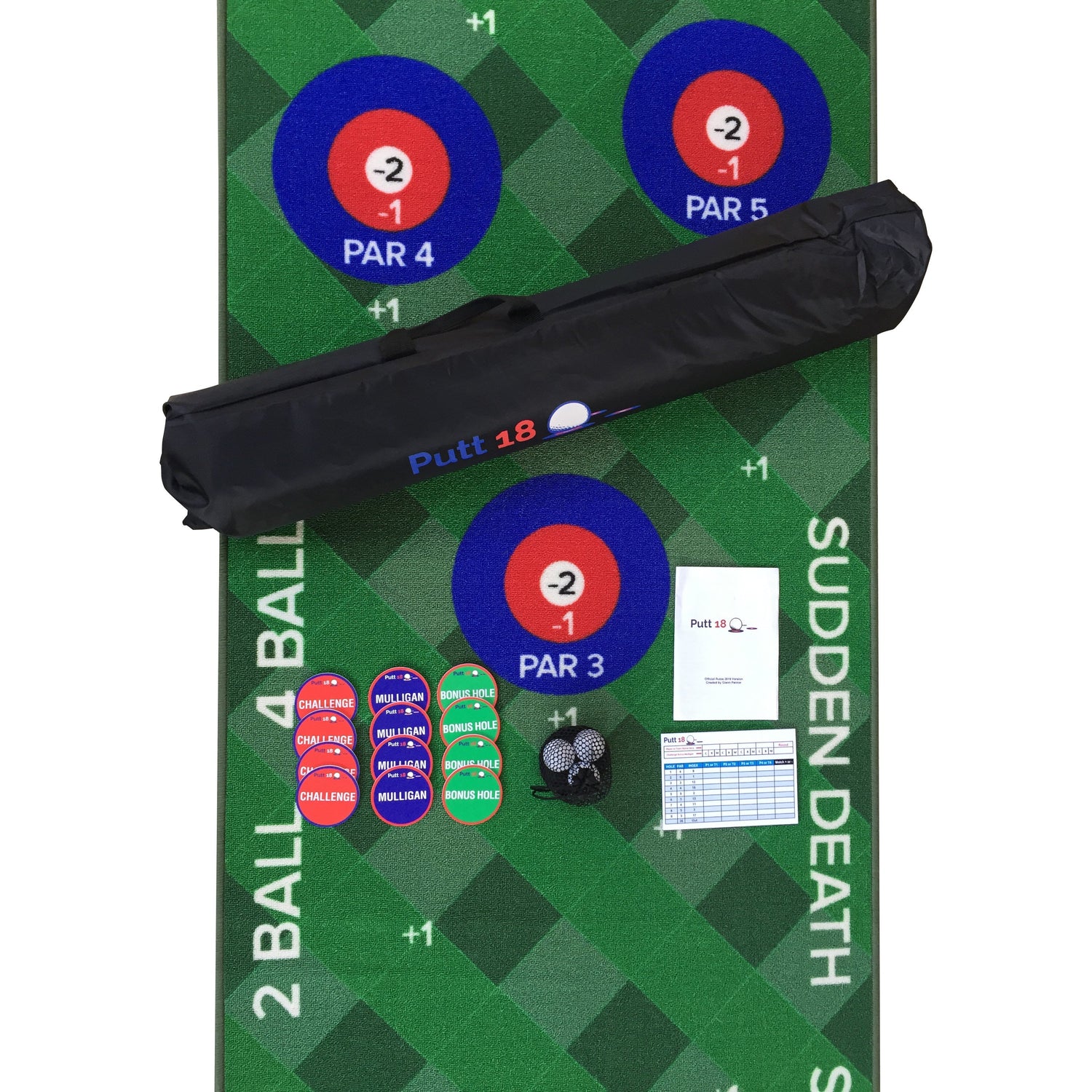 PUTT18 Home Putting Mat Game