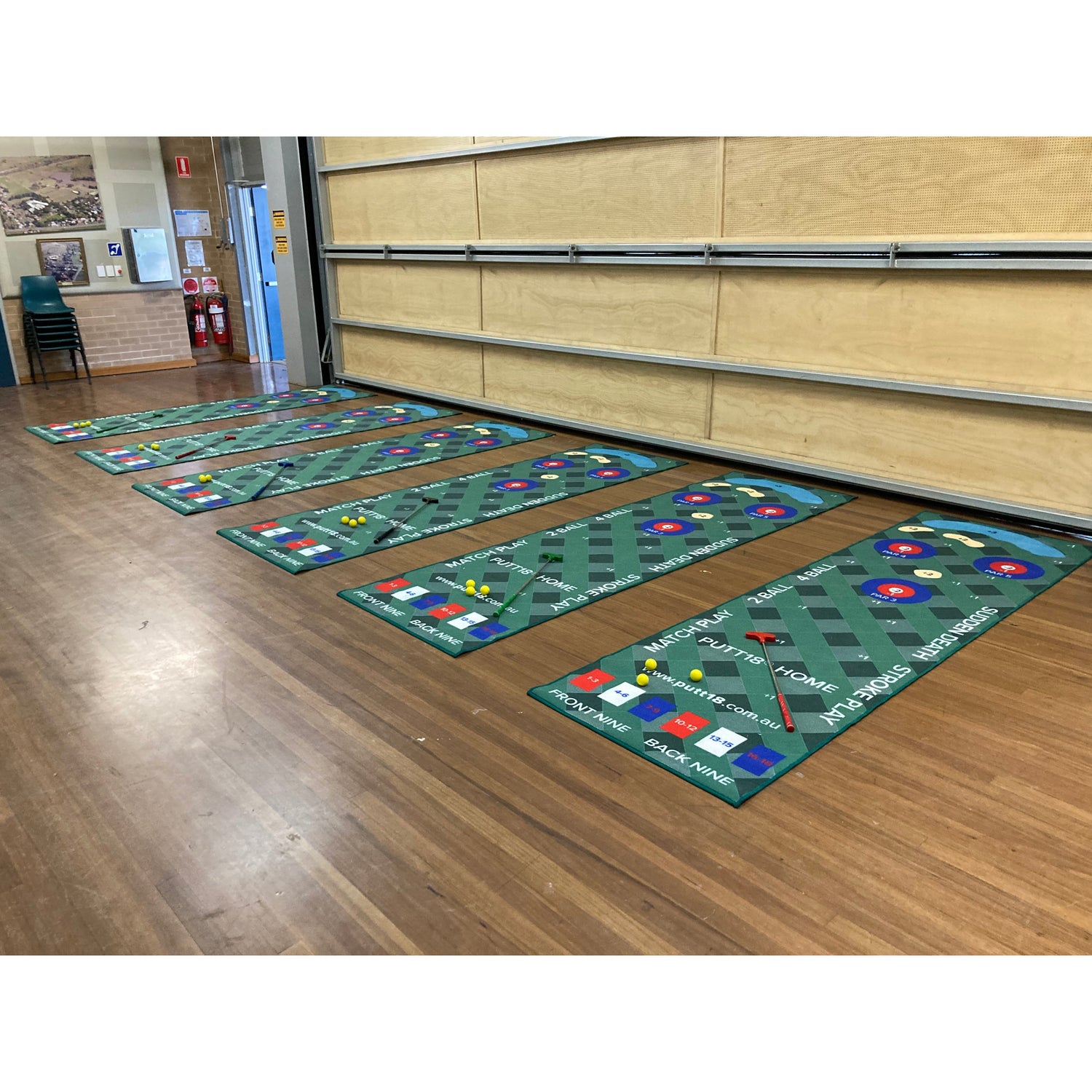 Putt18 School Putting Mat Kits - (3 Mat Kit)