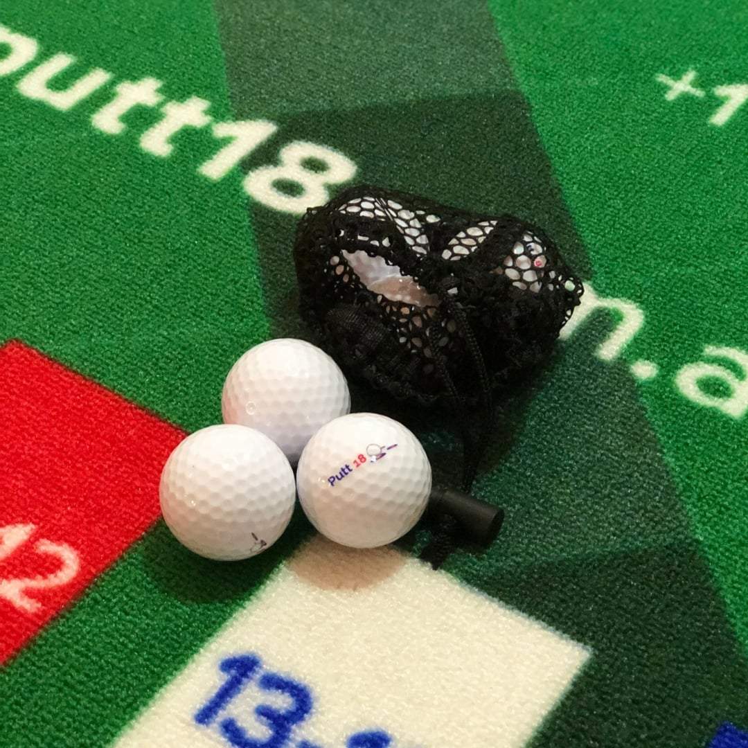 Putt18 Putting Mat Golf Balls